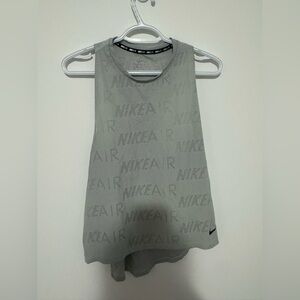 Nike Women's Light Gray Tank Top